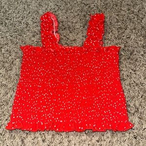 forever 21? red tube top with straps
